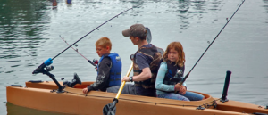 Kayak Fishing Family